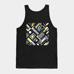 Abstract Geometric Pattern Tank Top